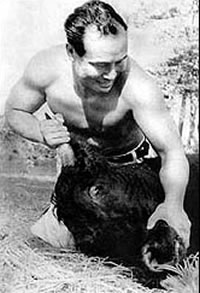 Sosai Mas Oyama Bull Fight